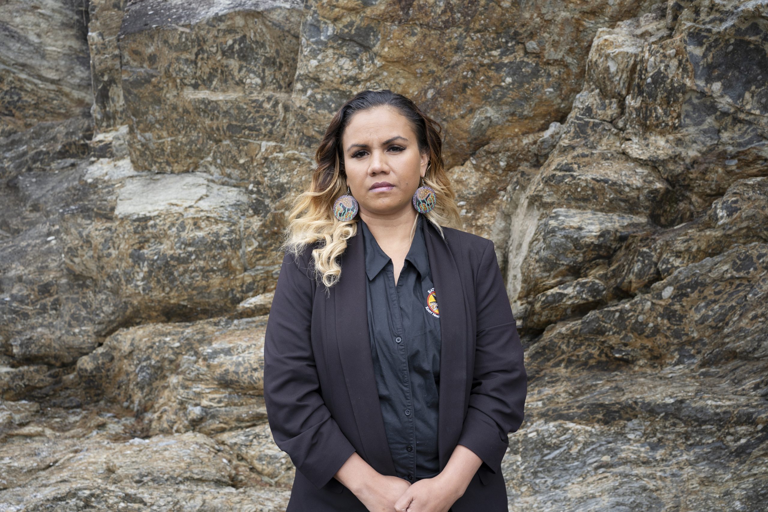 Malua Bay, NSW: Kayeleen Brown is a proud Walbunja and Wehlabul Bundjalung woman. She advocated tirelessly for cultural fishing rights on the NSW South Coast. Photo: Aimee Han/Oxfam
