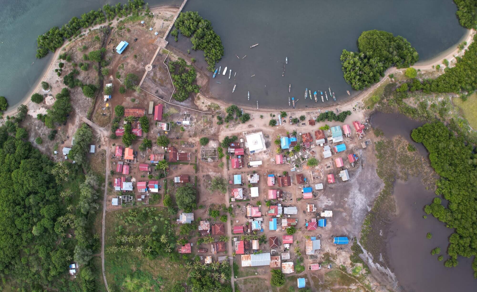 Indonesia: A bird’s eye view of Mekko village. Kyo Umareta/Oxfam