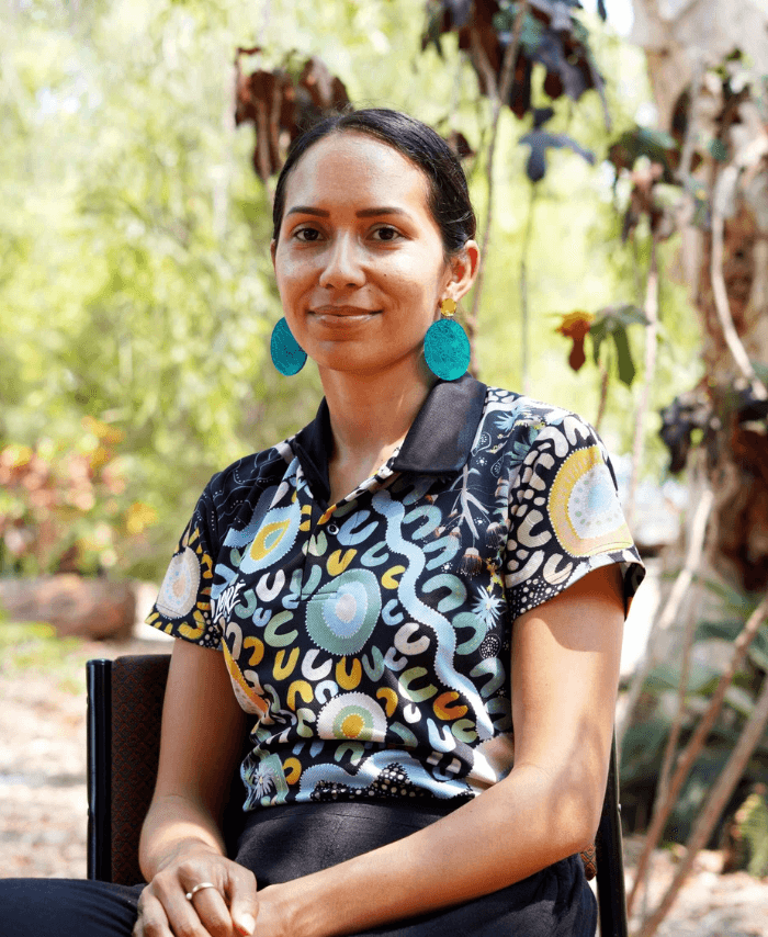 Yawuru (Broome), Australia: Katina is a proud Yawuru woman passionate about women's health. She was a participant in the KAWC Roundtable in 2023. Photo: Aimee Han/Oxfam